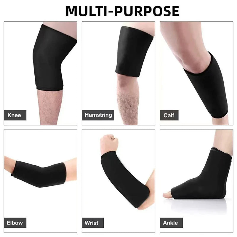 Elbow Knee Ice Pack Wrap Knee Brace for Women Men Compression Sleeve Wrap Reusable Gel Hot Cold for Meniscus Tear Health Care