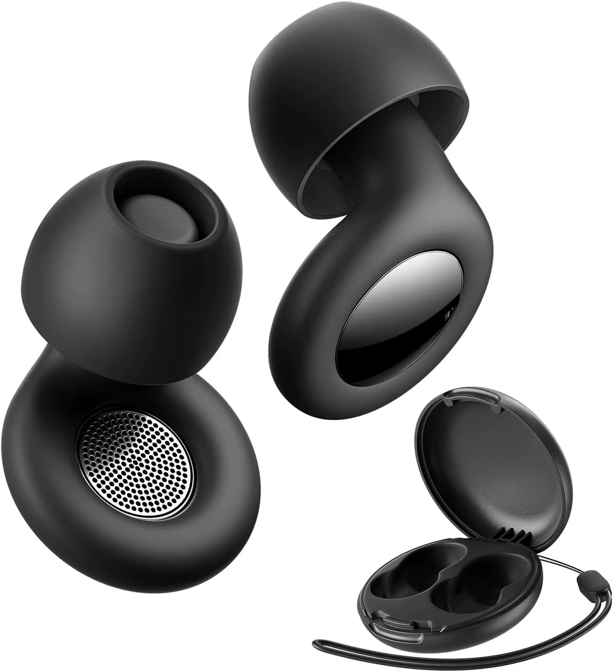 Silicone Ear Plugs for Sleeping 25Db Noise Cancelling Hearing Protection Reusable Earplugs for Sleep Focus Concerts Work Study