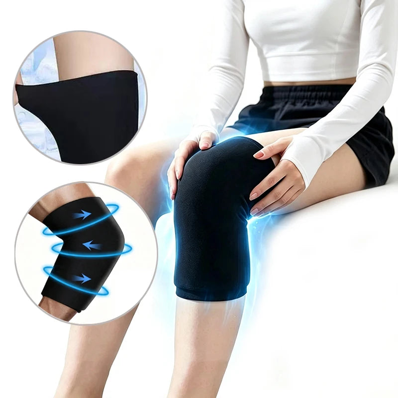 Elbow Knee Ice Pack Wrap Knee Brace for Women Men Compression Sleeve Wrap Reusable Gel Hot Cold for Meniscus Tear Health Care