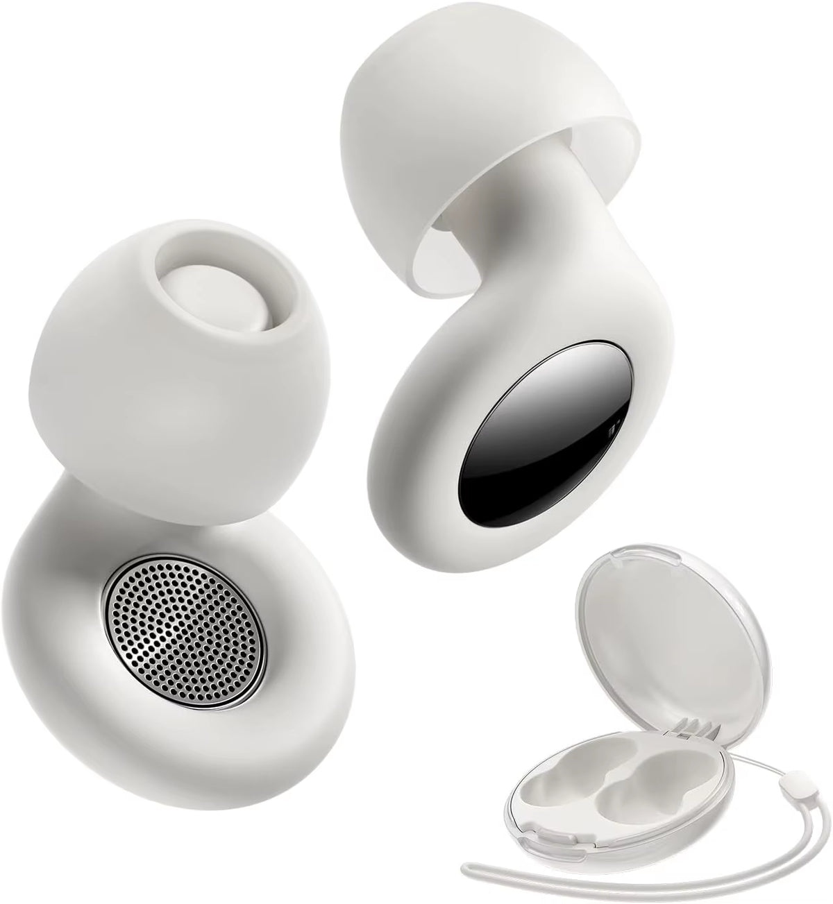 Silicone Ear Plugs for Sleeping 25Db Noise Cancelling Hearing Protection Reusable Earplugs for Sleep Focus Concerts Work Study