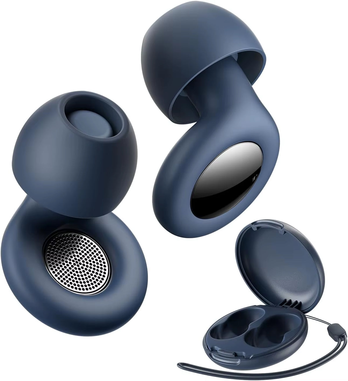 Silicone Ear Plugs for Sleeping 25Db Noise Cancelling Hearing Protection Reusable Earplugs for Sleep Focus Concerts Work Study